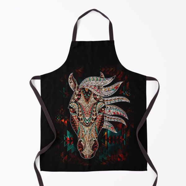 Item preview, Horse Tribal Abstract Art Native American Geometric Horse designed and sold by Stephen-Rotter.
