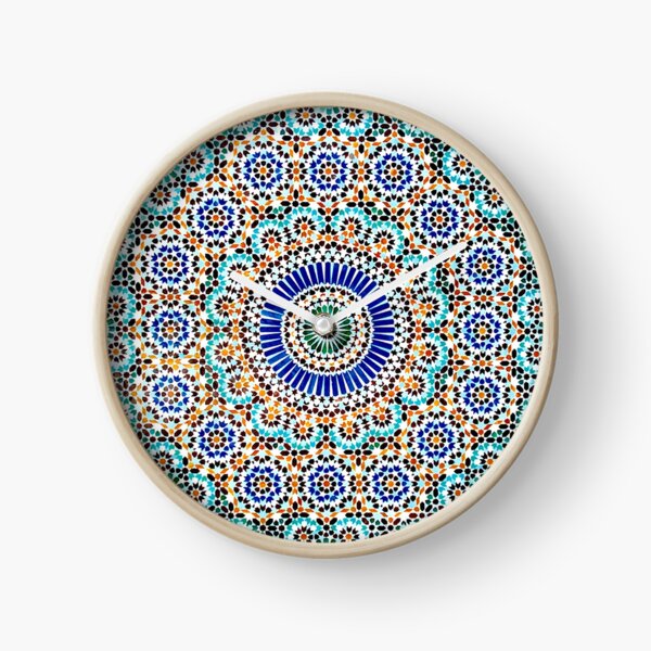 Persian Ceramic Design 55 Clock