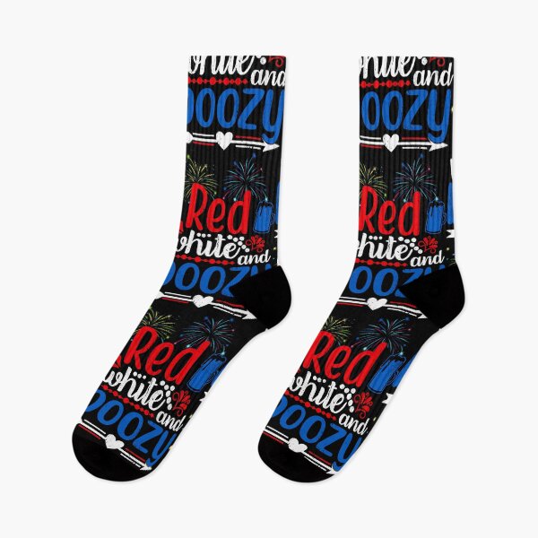 Item preview, Red White And Boozy Alcohol Booze 4th of July Beer Party designed and sold by haselshirt.