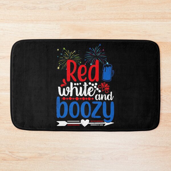 Item preview, Red White And Boozy Alcohol Booze 4th of July Beer Party designed and sold by haselshirt.