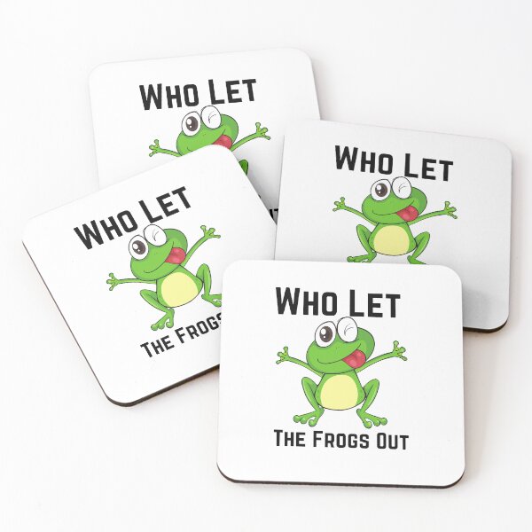 Item preview, Who Let The Frogs Out designed and sold by Chanchane Store.