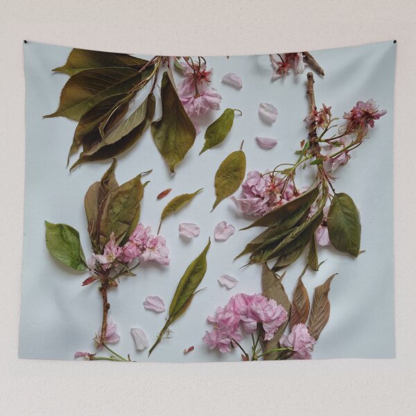 Item preview, Cherry tree petals, leaves and branches designed and sold by S-and-W-4ever.