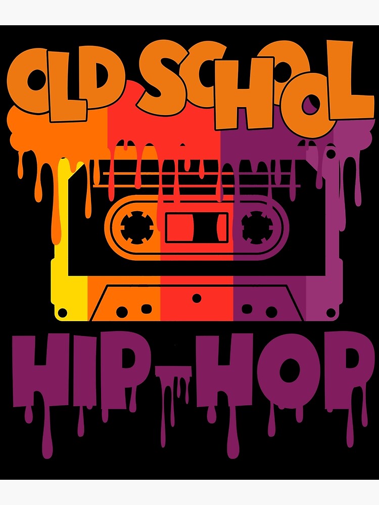 Retro Old School Hip Hop 80s 90s Cassette Mixtapes Radio Art Print By Stephen Rotter Redbubble 