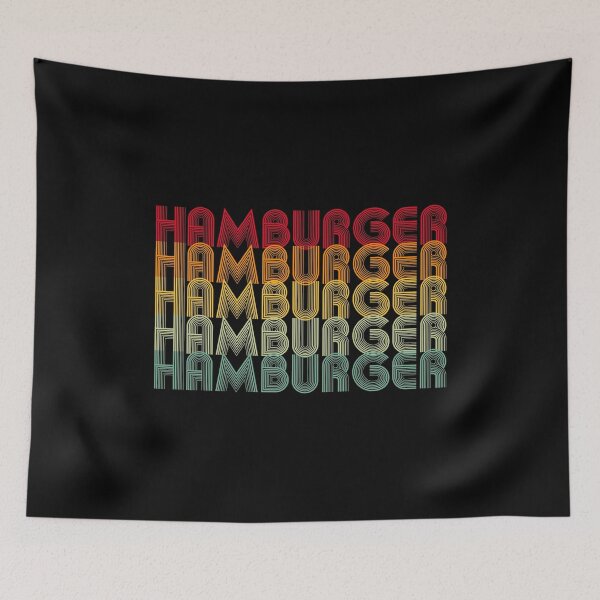 Item preview, I Am A Hamburger - Retro Vintage Design designed and sold by Shirtflyer.
