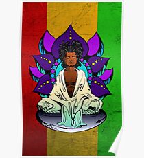 Rasta Monk Poster