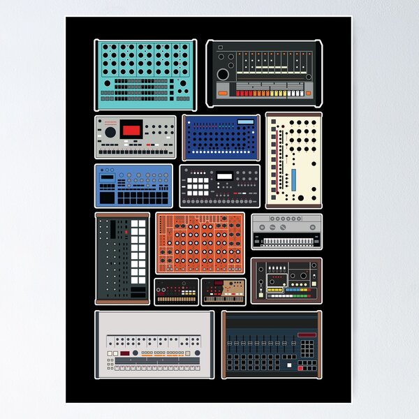 Item preview, Drum Machine Synth Ensemble designed and sold by AtomicMalibu.