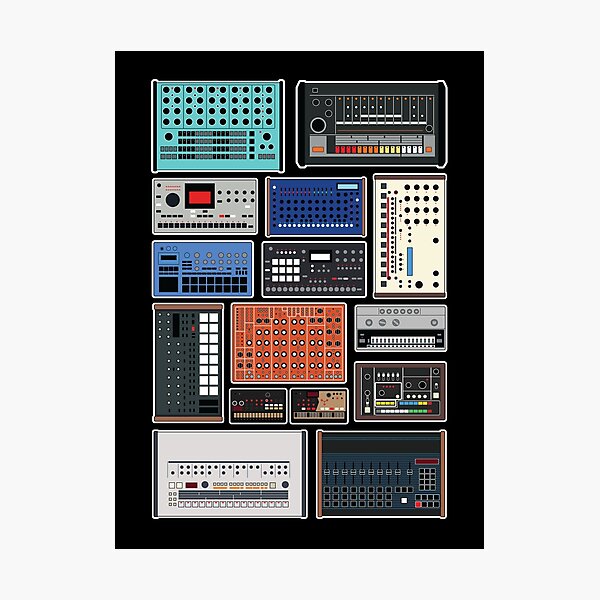 Item preview, Drum Machine Synth Ensemble designed and sold by AtomicMalibu.