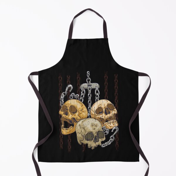 Item preview, Skulls and Chains Hanging Skulls designed and sold by Click-Like.