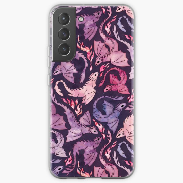 Aperçu de l'œuvre Feu de dragon rose foncé et violet créée et vendue par adenaJ.