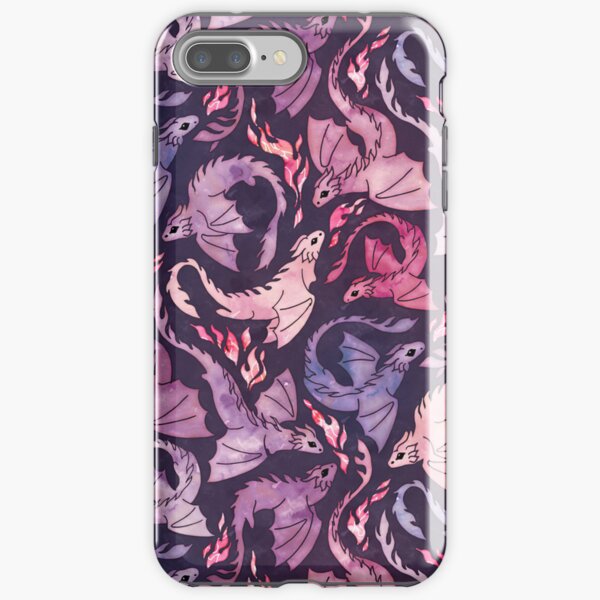 Item preview, Dragon fire dark pink & purple designed and sold by adenaJ.
