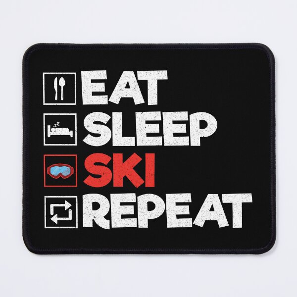 Item preview, Eat Sleep Ski Repeat: Funny Skiing Skier Ski Lover designed and sold by Adexyl.