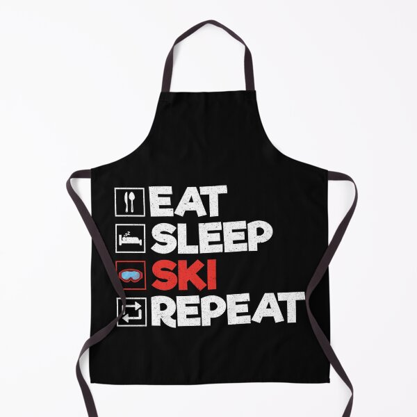 Item preview, Eat Sleep Ski Repeat: Funny Skiing Skier Ski Lover designed and sold by Adexyl.