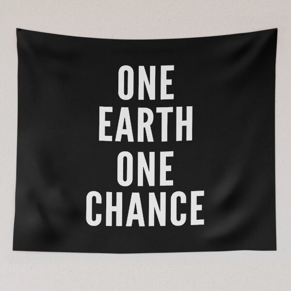 Item preview, One Earth One Chance Climate Change Earth Day designed and sold by haselshirt.