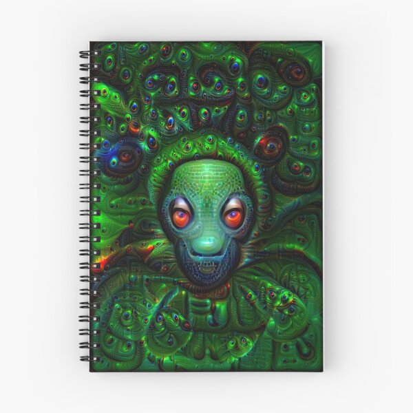 Item preview, ALIEN FACE REPTILIAN DEEPDREAM designed and sold by Francesc Xavier Carrera Güenaga.