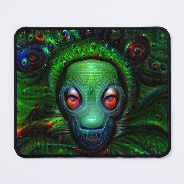 Item preview, ALIEN FACE REPTILIAN DEEPDREAM designed and sold by Francesc Xavier Carrera Güenaga.