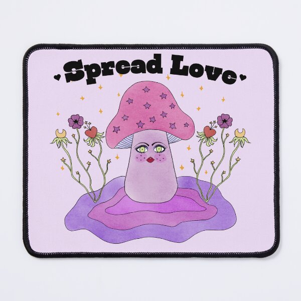 Item preview, Spread love - mushshroom designed and sold by rocket-camie.