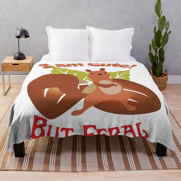 Item preview, I Am Cute But Feral Squirrel, I Am Feral Squirrel, designed and sold by SolSel ⭐⭐⭐⭐⭐.