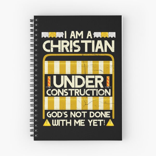 Item preview, Christian Under Construction God's Not Done WIth Me Yet designed and sold by Marie-Fernandez.