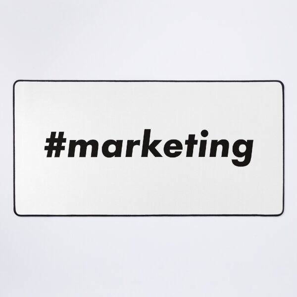 Vista previa del artículo con la obra «#márketing», diseñado y vendido por teesaurus.