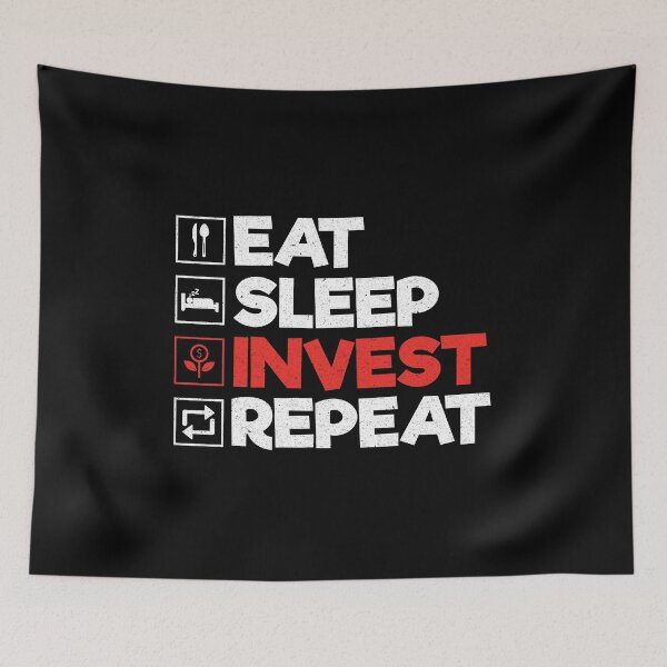 Item preview, Eat Sleep Invest Repeat: Funny Real Estate Investor designed and sold by Adexyl.