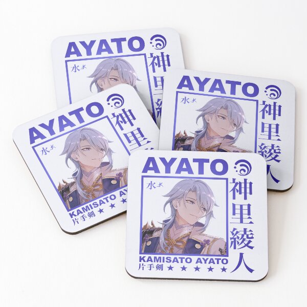 Item preview, Ayato Genshin Impact (blue version) designed and sold by LokittyLevi.