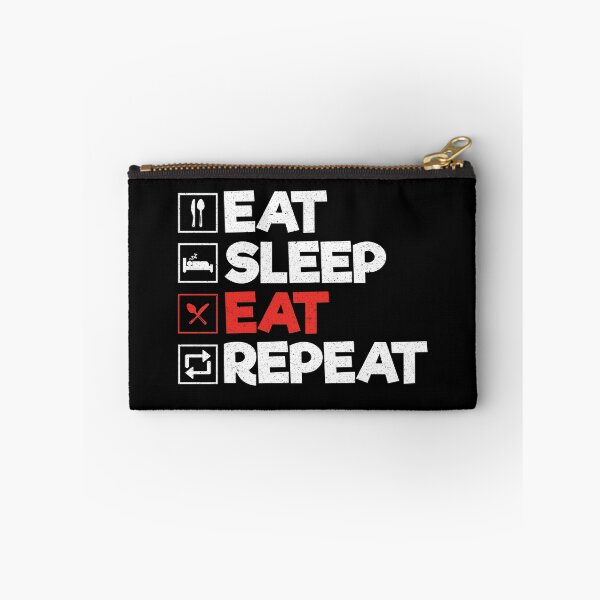 Item preview, Eat Sleep Eat Repeat: Funny Snacks Food Lover designed and sold by Adexyl.