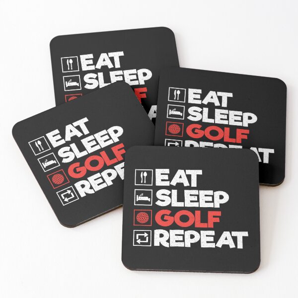 Item preview, Eat Sleep Golf Repeat: Funny Golf Player Golfer Golfing Lover designed and sold by Adexyl.