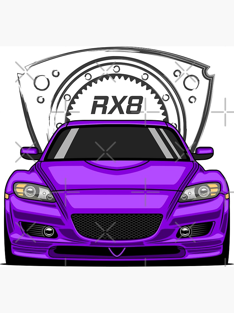 Purple rx8 front | Poster