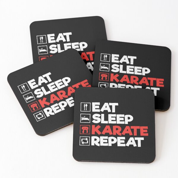 Item preview, Eat Sleep Karate Repeat: Funny Karate Martial Arts Lover designed and sold by Adexyl.