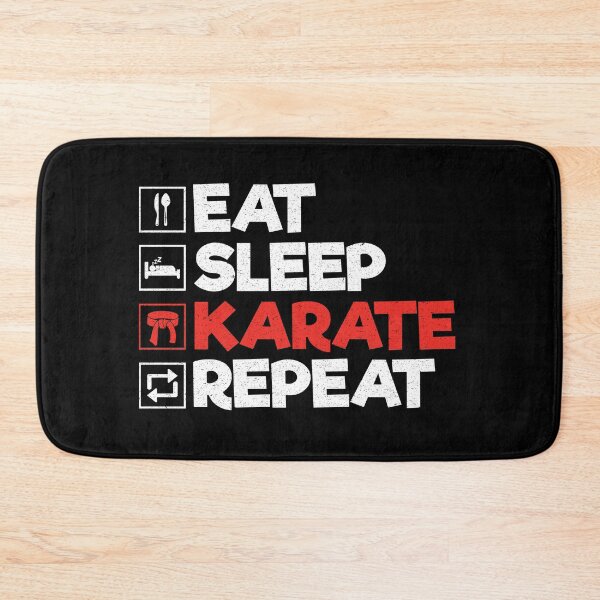Item preview, Eat Sleep Karate Repeat: Funny Karate Martial Arts Lover designed and sold by Adexyl.