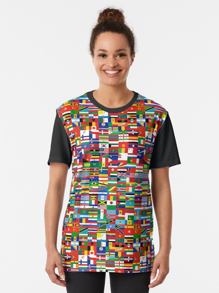 "Flags of the World" Tshirt for Sale by shhevaun Redbubble flags