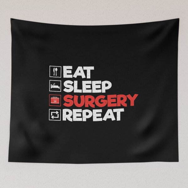 Item preview, Eat Sleep Surgery Repeat: Funny Surgeon Doctor designed and sold by Adexyl.