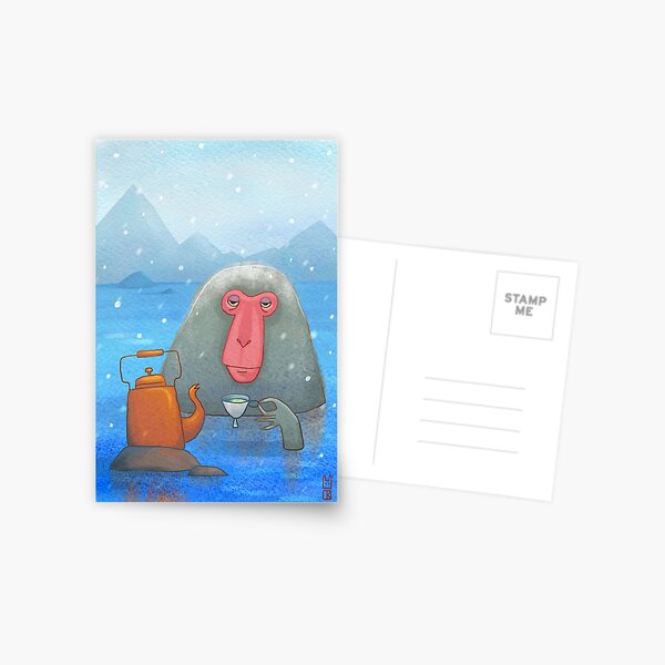 Hot tea Postcard