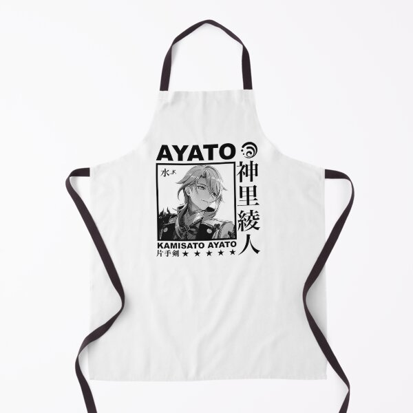 Item preview, Ayato Genshin Impact (black version) designed and sold by LokittyLevi.