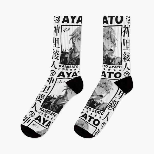 Item preview, Ayato Genshin Impact (black version) designed and sold by LokittyLevi.