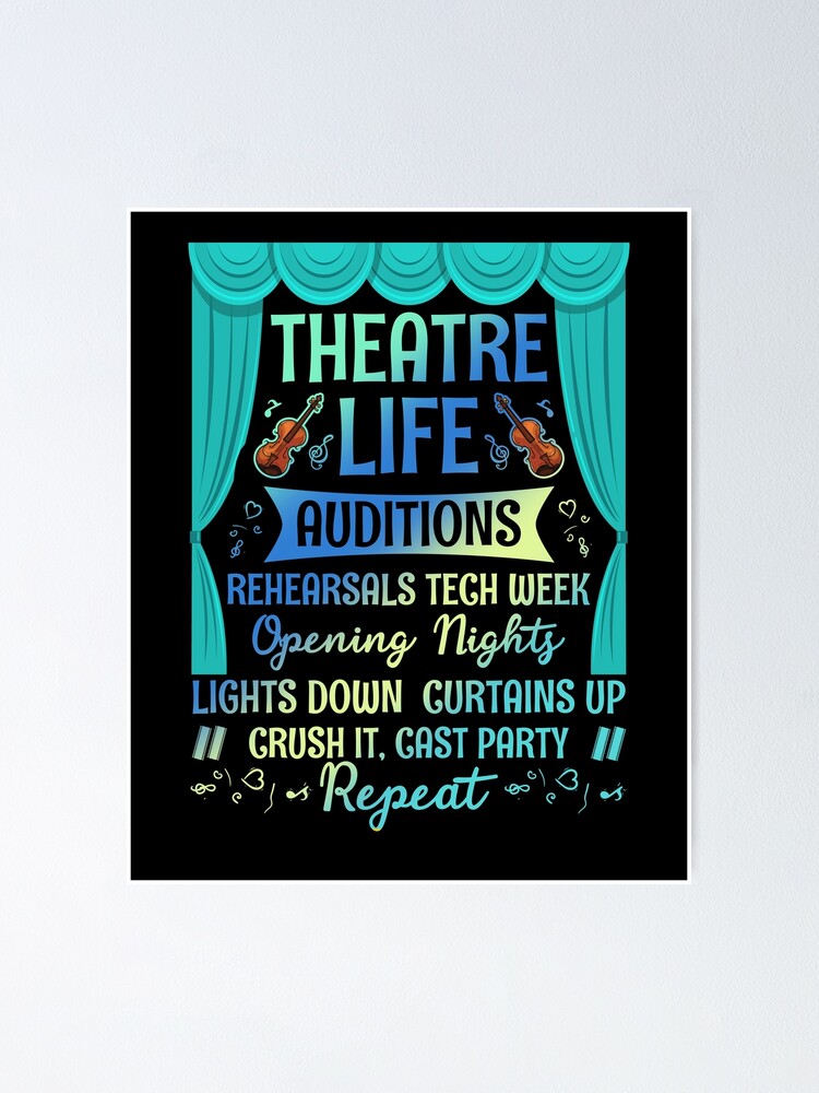 Theatre Life Auditions Nerd Actor Musical Theater Thespian