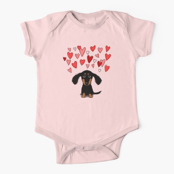 baby clothes with dachshunds on them