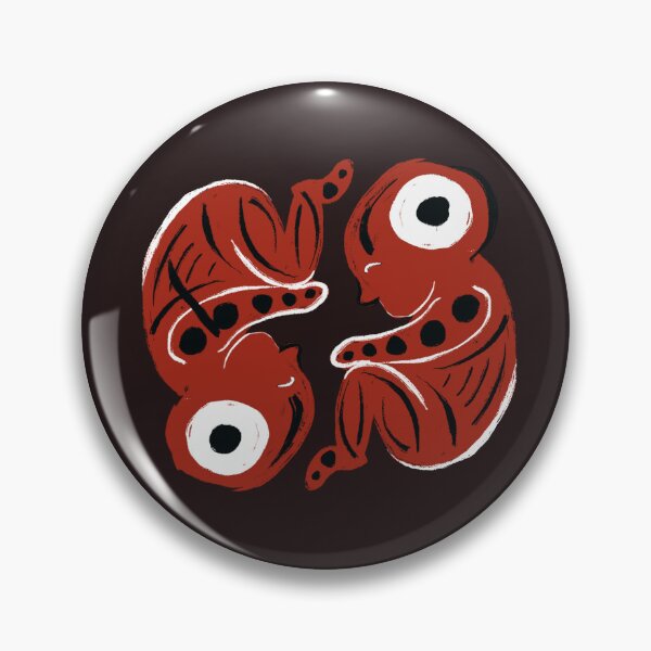 Item preview, Gemini Zodiac Sign Pin designed and sold by BackForth.