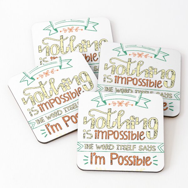 Item preview, Nothing is Impossible | I am Possible designed and sold by CadDesignerr.