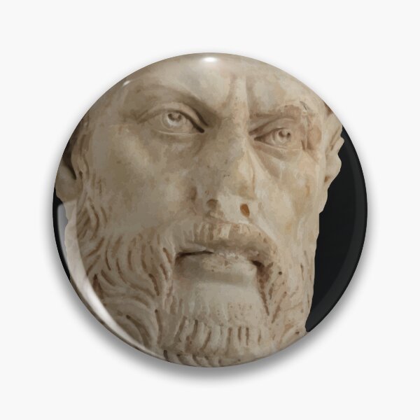 Item preview, Aristotle Greek Philosopher Statue Aphrodisias Vector Art designed and sold by taiche.