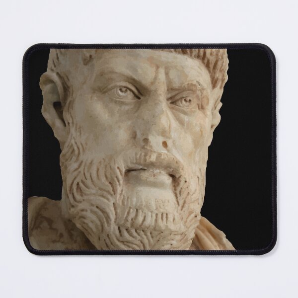 Item preview, Aristotle Greek Philosopher Statue Aphrodisias Vector Art designed and sold by taiche.