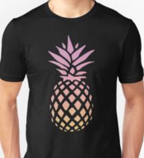 Ananas-Sonnenuntergang Unisex T-Shirt