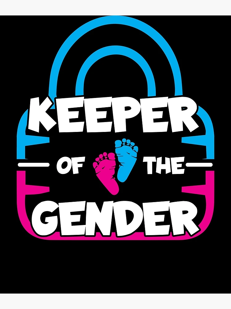 Imagen 3 de 3, Lienzo con la obra Keeper Of The Gender Reveal Party Keeper Of The Gender Gear, diseñada y vendida por DynamicDesign.