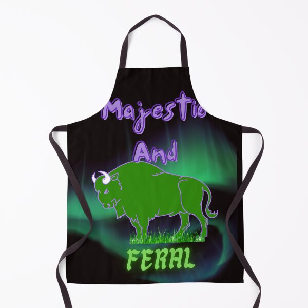 Item preview, Majestic And Feral, I Am Feral And Majestic Buffalo designed and sold by SolSel ⭐⭐⭐⭐⭐.