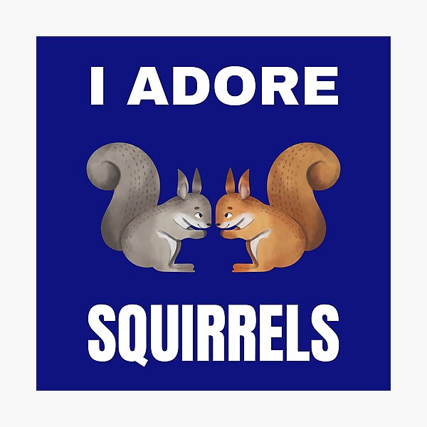 Item preview, I adore Squirrels designed and sold by fev-rocks.