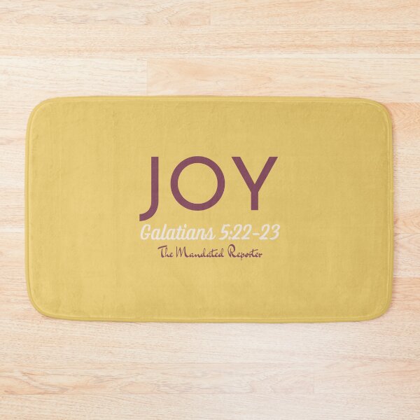 Item preview, The Fruit of The Spirit Joy - Pale Yellow and Purple designed and sold by TheReporter1.
