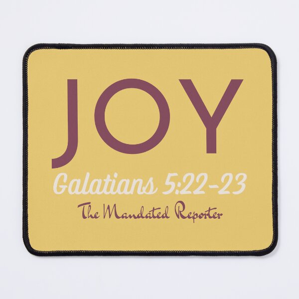 Item preview, The Fruit of The Spirit Joy - Pale Yellow and Purple designed and sold by TheReporter1.