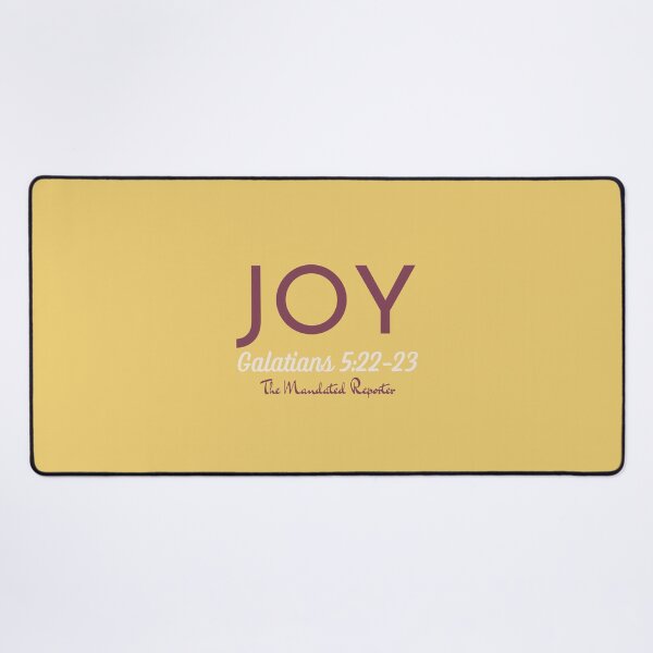 Item preview, The Fruit of The Spirit Joy - Pale Yellow and Purple designed and sold by TheReporter1.