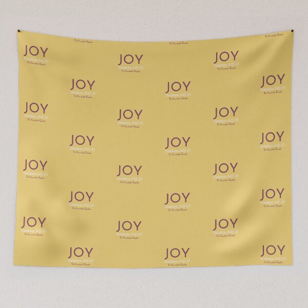 Item preview, The Fruit of The Spirit Joy - Pale Yellow and Purple designed and sold by TheReporter1.