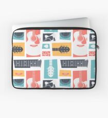 Funda para portátil Collage de guitarra